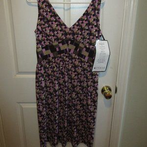 Eliza J NY V-neck multicolor brand new dress
